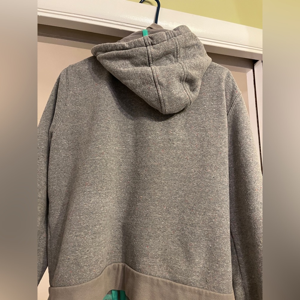Gray and Green Striped Jacket - Picture 3 of 5